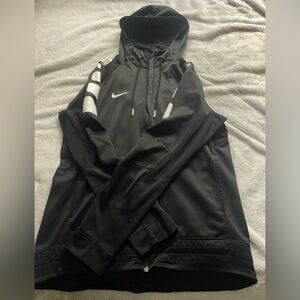 Therma-Fit Black Nike full zip (squares down the sleeve)